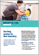 Download the "Saving water in the laundry" brochure.