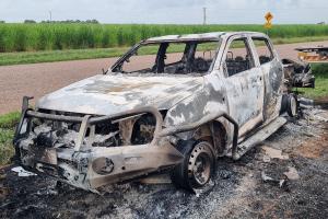 Council vehicles stolen and burnt out over the weekend